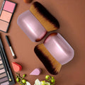 Extra Large Body Makeup Brush For Self Tanner, Leg Makeup &Bronzer Blend,75 mm Wide-headed Kabuki Brush Provides More Even &Pretty Application,