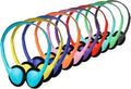 Classroom Kids Headphones Bulk 18 Pack for School Students Children Teen Boys Girls, Whole Bulk Headphones for Classroom Earphones 3.5mm Jack