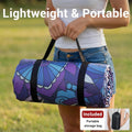 Picnic Blankets 60X80 Beachy Blanket Excersize Yogamat with Bag Womens Mens Travel Kit Camping Needs RV Decorations Long Car Road Trips Organizers