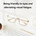 Dollger Blue Light Blocking Glasses Women anti Glare UV Filter Computer Gaming Glasses Retro Matal Square Eyeglasses Frame