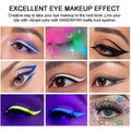 BestLand 12 Colors Matte Liquid Eyeliner Set Colorful UV Neon Eyeliner Pencil Pigmented Waterproof Smudgeproof Long Lasting Eye Liner Xmas