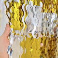 GOER Metallic Tinsel Foil Fringe Curtains Party Photo Backdrop Party Streamers for Birthday,Graduation,New Year Eve Decorations Wedding Decor (2