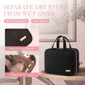 HOTOR Travel Toiletry Bag - Hanging Toiletry Bag for Women & Men, Makeup Bag/Big Comparment, Waterproof for Travel Accessories, Travel Essentials,