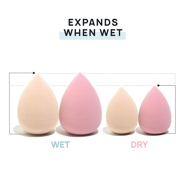 AOA Studio Collection Makeup Mochi Sponge Set Makeup Blender Latex Free and High-Definition Set of 6 Makeup Blender for Powder Cream and Liquid