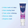 Crest 3D White Advanced, Teeth Whitening Toothpaste for Adults, 3.7 oz, 4 Pack, Cavity Protection Fluoride Toothpaste, Strengthens Enamel, Travel