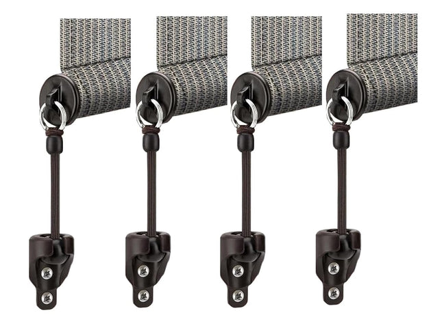 Sun Shade Parts Bungee Kit and End Cap,Weather Resistance,For Coolaroo Exterior Roller Shade,Outdoor Blinds,Roller Shade