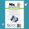 Nix Electronic Lice Comb, Instantly Kills Lice & Eggs and Removes from Hair