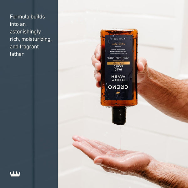 Cremo Body Wash for Men, Rich-Lathering Palo Santo, 16 Fl Oz Palo Santo 16 Fl Oz (Pack of 1)