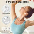 Wireless Earbuds, 2025 Bluetooth 5.4 Headphones Deep Bass Stereo Ear Buds, 4 ENC Noise Cancelling Mic, USB-C in-Ear Earphones, IP7 Waterproof