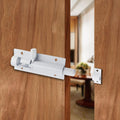 2 PCS Barrel Bolt Latch, 3 Inch, White, Aluminum Alloy | Heavy Duty Slide Lock, For Security Gate Slide Bolt, Garage Door Latches, Warehouse Shed