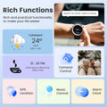 Military Smart Watches for Men(Answer/Make Calls), 1.39" Fitness Watch with Heart Rate Pedometer Sleep Monitor, 110+ Sports Modes Smartwatch for