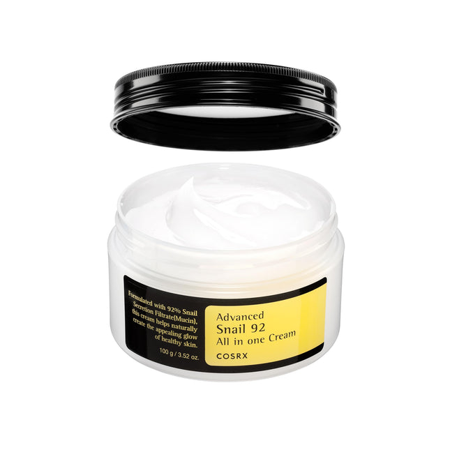 COSRX Snail Mucin 92% Face Moisturizer, 3.52 Oz, Lightweight Moisturing Cream fo