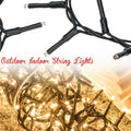 AWQ 500LED 49ft Christmas Cluster Lights String Light Decoration Warm White | Led Twinkle Christmas Trees Cluster Lights for Home Garden Wedding