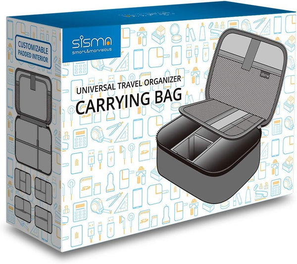 sisma Electronics Organizer Travel Tech Accessories Small Carrying Case Starlight Special Edition