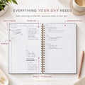 Undated Daily Planner | 8.25ÃÂ¢ÃÂÃÂ X 11.75ÃÂ¢ÃÂÃÂ Work To-Do Notebook | ADHD Academic Organizer | Multi-Layout | Men and Women Planner