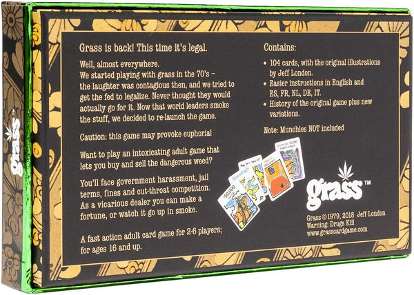 TDC Games Grass Card Game for Adults