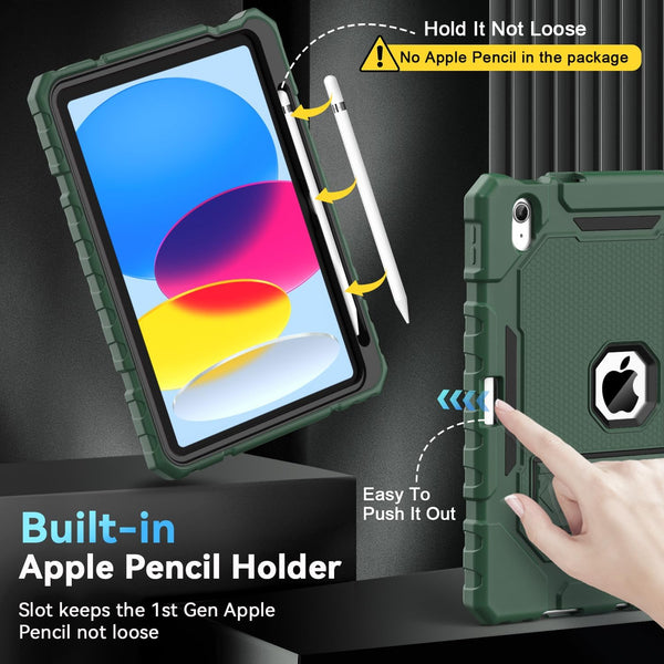 Grifobes for iPad A16 Case 11th Generation 11 inch 2025 / iPad 10th Generation Case 10.9 inch 2022, Heavy Duty Military Grade Shockproof Cover