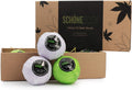Hemp Bath Bombs, Large Set of 8. Mint, Lavender & Hemp Scents. Vegan, Muscle Therapy, Relaxing & Soothing