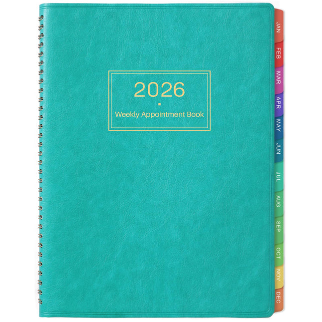 2025-2026 Weekly Appointment Book & Planner - Large 2025-2026 Daily Hourly Planner, JUL 2025 - JUN 2026, 8.5" X 11", App