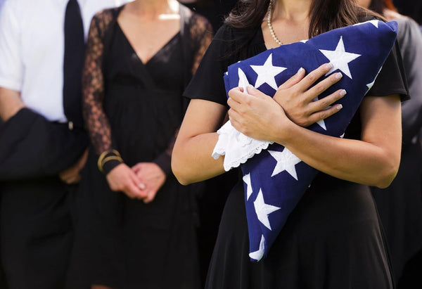 Allied Flag Official U.S. Interment Flag - 5' x 9.5' | Premium Quality, Outdoor Durable, Heavy‑Duty Construction for Residential or Commercial Use
