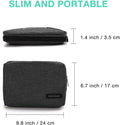 BAGSMART Electronics Organizer Travel Case, Small Cord Bag, Tech Organizer as Travel Accessories for Men Women, Cable Essentials for Phone, SD