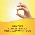 Nature's Way Alive! Menâs 50+ Daily Ultra Multivitamin, High Potency Formula, Supports Healthy Brain, Eyes & Heart*, with Methylated B12,