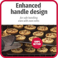 GoodCook AirPerfect Insulated Cookie Sheets Set of 2 Nonstick Carbon Steel Construction Pans for No-Burn Baking with Ergonomic Grip, 16 x 14-Inch,