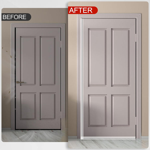 MYFAMIREA Door Weather Stripping 2IN (W) x 20FT (L) Door Draft Stopper Seal Tape Silicone Seal Strip Self Adhesive Shower Sweep Insulation Tape