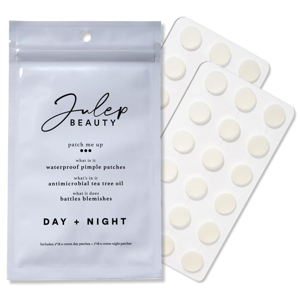 Julep Patch Me up Waterproof Pimple Patches â 72 Hydrocolloid Acne Patches with Tea Tree Oil, Ultra-Thin Day & Potent Night, Reduces Blemishes &