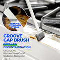 Holikme Cleaning Brush Set for Household Use, Scrub Brush, Kitchen Brush, Tile Lines Brush for Bathroom, Floor, Tub, Shower and Kitchen Surface