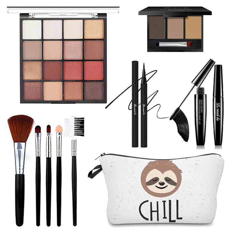 All in One Makeup Kit for Women Full Kit, Basic Cosmetics Kit for Beginner & Professionals, Eye Makeup Set Tween Girl, Make Up Kits for Teenagers,