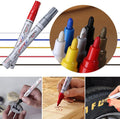 TFIVE 12 Colors Paint Pens Paint Markers, Oil Based Permanent Markers 1 Count (Pack of 12)