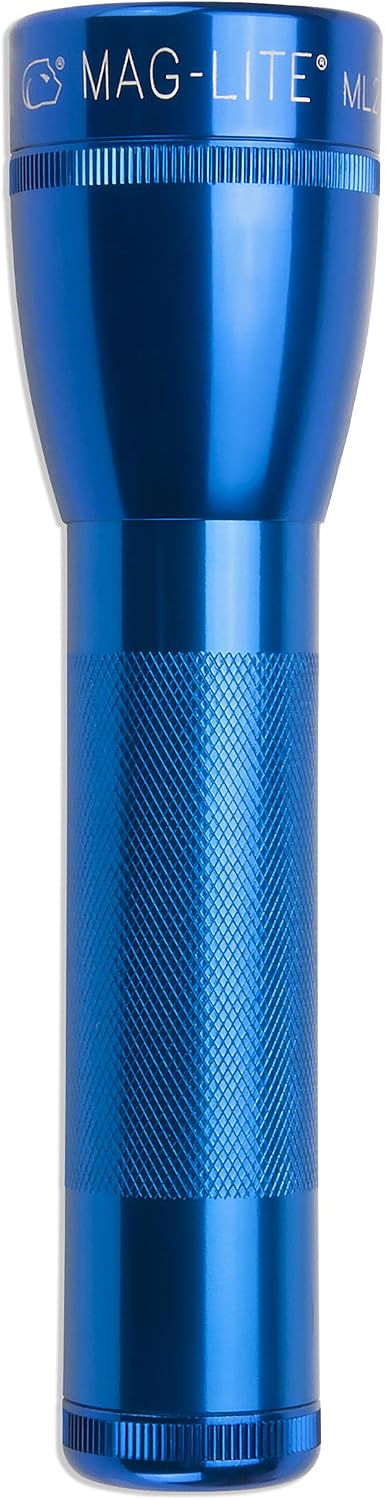 Maglite ML25LT LED 2-Cell C Flashlight, Blue Blue 2-C Cell