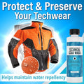 [5 Loads] Technical Gear Wash Performance Detergent for Renewed Clothing Appearance - Concentrated & Safe Jacket Detergent to Maintain DWR Gear -