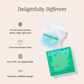 Cocofloss Expanding Woven Dental Floss by COCOLAB, Mint Scent, 4-Pack | Dentist-designed, 500+ interwoven fibers, coconut oil infused,