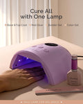 MelodySusie Compact Advanced UV LED Nail Lamp, P-Plus30F Nail Dryer with 3 Timers & Smart Sensor Cures All Gels, Especially Rhinestone Glue, Solid