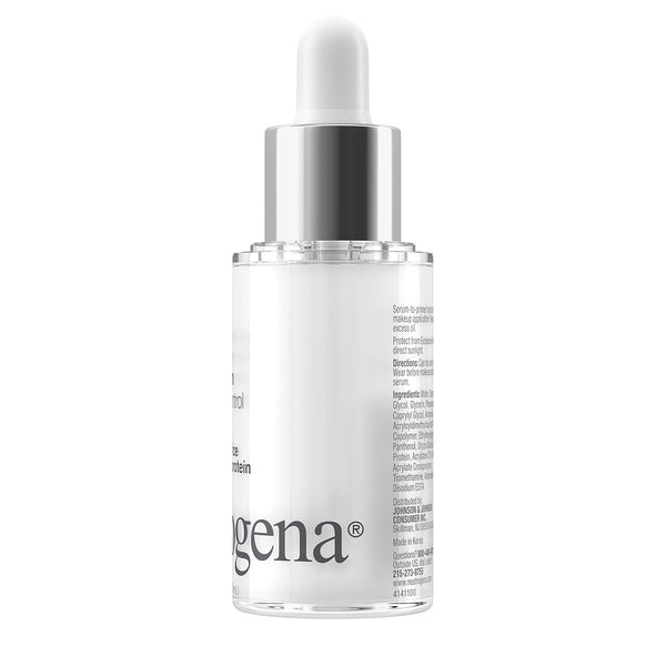Neutrogena Shine Control Matte Booster Face Primer & Serum, Skin-Mattifying Serum-To-Primer with Rice Protein, Absorbs Excess Oil & Keeps Skin