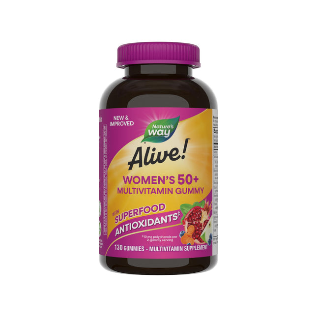 Nature'S Way Alive! WomenÃ¢ÂÂS 50+ Daily Gummy Multivitamins, Supports Multipl