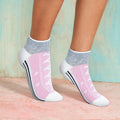 KONY Women's Sneaker Pattern Ankle Socks Gifts for Women Teen Girls 5 Pairs | Socks That Look Like Shoes, Fun Novelty Gifts for Teenage Girls Mom,
