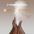 200ml Essential Oil Diffuser for Home, Wood Grain Cover Aromatherapy Diffuser, Cool Mist Humidifier with Safe Auto Shut-Off and 2 Mist Modes & 7