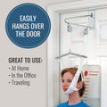 DMI Over the Door Posture Corrector and Cervical Neck Traction Device for Physical Therapy, FSA HSA Eligible Neck Stretcher, Back Stretcher, Neck