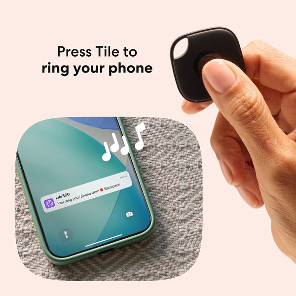 Tile by Life360 Mate (2024) Bluetooth Tracker, Keys Finder and Item Locator for Keys, Bags and More. Phone Finder. Both Ios and Android