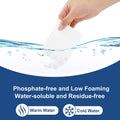 Laundry Detergent Sheets 200 Sheets, Fragrance-Free, Eco-Friendly, Plastic-Free, Hypoallergenic, Liquidless Washing Supplies for Dorm Travel