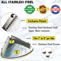Upgraded Stainless Steel Jar Opener for Seniors, under Cabinet Jar Openers for Weak Hands, Jar Lid & Bottle Cap Opener Tool, under Counter Can