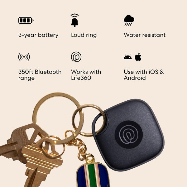 Tile by Life360 Mate (2024) Bluetooth Tracker, Keys Finder and Item Locator for Keys, Bags and More. Phone Finder. Both Ios and Android