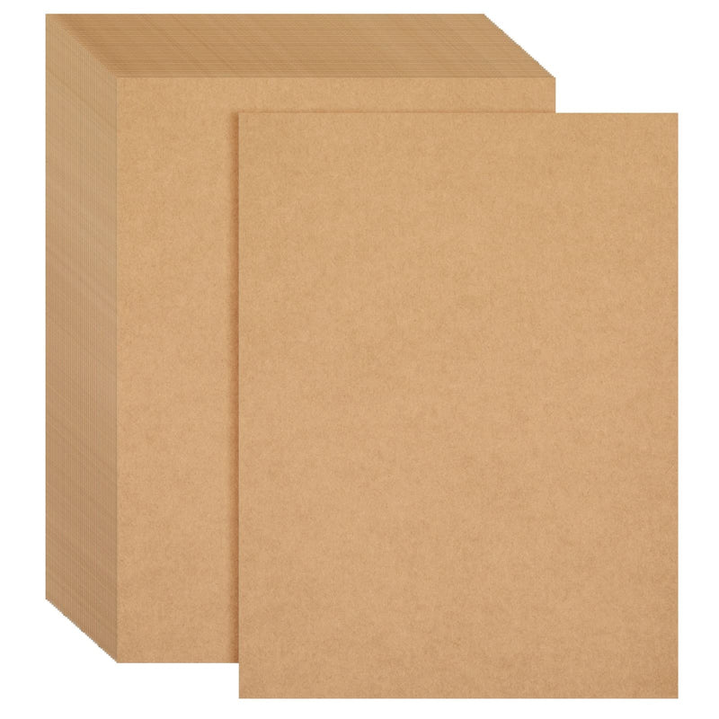 96 Sheets Brown Kraft Paper Cardstock â 8.5X11 Inch, 176 GSM â Ideal for Arts & Crafts, Wedding, Party Invitations, Drawing, DIY Projects, and