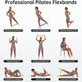Resistance Bands for Working Out, Elastic Exercice Loop Bands for Physical Therapy, Yoga Starter Set of Stretch Bands for Booty Legs, Pilates