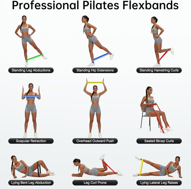 Resistance Bands for Working Out, Elastic Exercice Loop Bands for Physical Thera