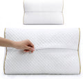 Royal Therapy Memory Foam Pillow, Queen Neck Pain Relief, Contour Cervical Pillow, for Neck and Shoulder Pain, Side, Back and Stomach Sleeper