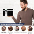 MALE GOD Beard Growth Kit, Beard Kit W/Beard Growth Oil, Balm, Comb, Massager for Spot/Patchy Beard, Gifts for Men Him Boyfriend Husband